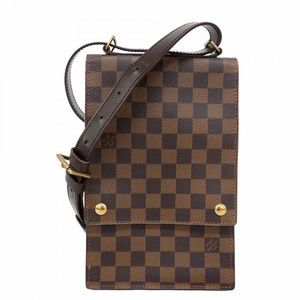 Louis Vuitton Damier Portobello Shoulder Bag N45271 Ebene Women's